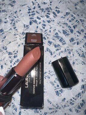 Laura Mercier Caviar Smoothing Matte Lipstick in Brown Suede